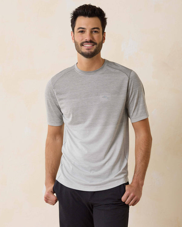 Tommy Bahama Ombre Tropic Crew Neck T-Shirt | Ultimate Grey - Caswell's Fine Menswear