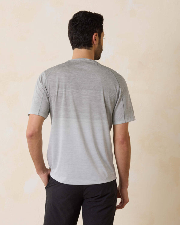 Tommy Bahama Ombre Tropic Crew Neck T-Shirt | Ultimate Grey - Caswell's Fine Menswear