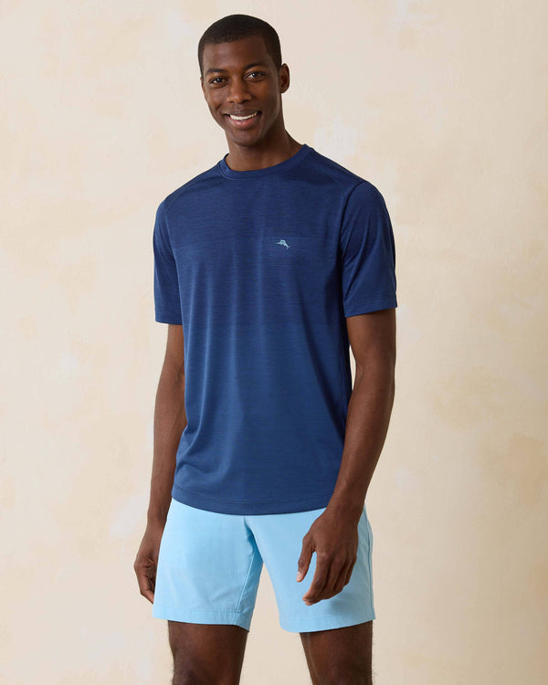 Tommy Bahama Ombre Tropic Crew Neck T-Shirt | Ocean Deep - Caswell's Fine Menswear