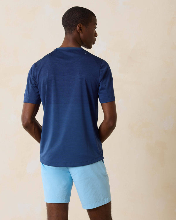 Tommy Bahama Ombre Tropic Crew Neck T-Shirt | Ocean Deep - Caswell's Fine Menswear