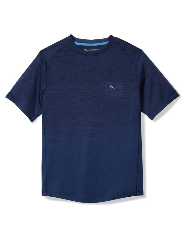 Tommy Bahama Ombre Tropic Crew Neck T-Shirt | Ocean Deep - Caswell's Fine Menswear