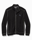 Tommy Bahama Tobago Bay Full-Zip Sweatshirt | Black - Caswell's Fine Menswear