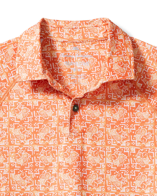 Tommy Bahama  Hibiscus Tiles IslandZone® Polo | Daytona Beach - Caswell's Fine Menswear