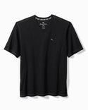 Tommy Bahama Bali Beach V-Neck T-Shirt | Black - Caswell's Fine Menswear