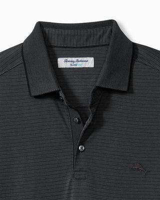 Tommy Bahama  Bay Stripe IslandZone® Polo | Coal