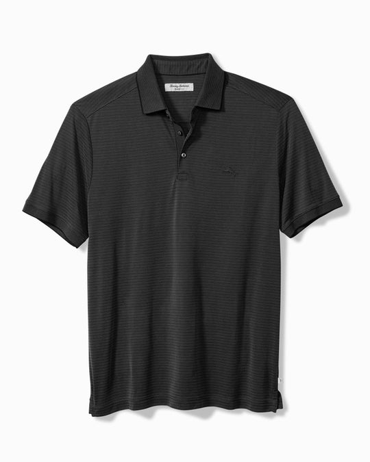 Tommy Bahama  Bay Stripe IslandZone® Polo | Coal