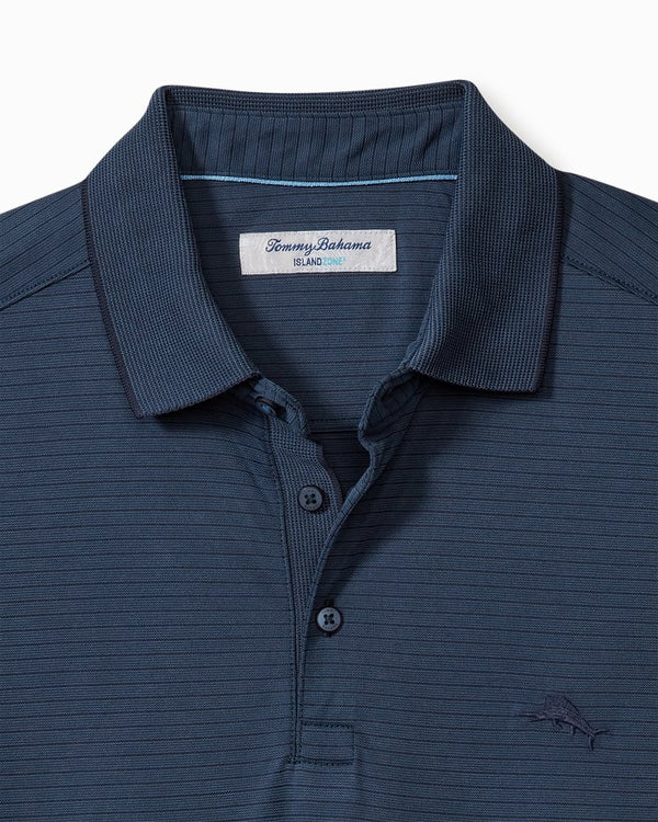 Tommy Bahama  Bay Stripe IslandZone® Polo | Ocean Deep