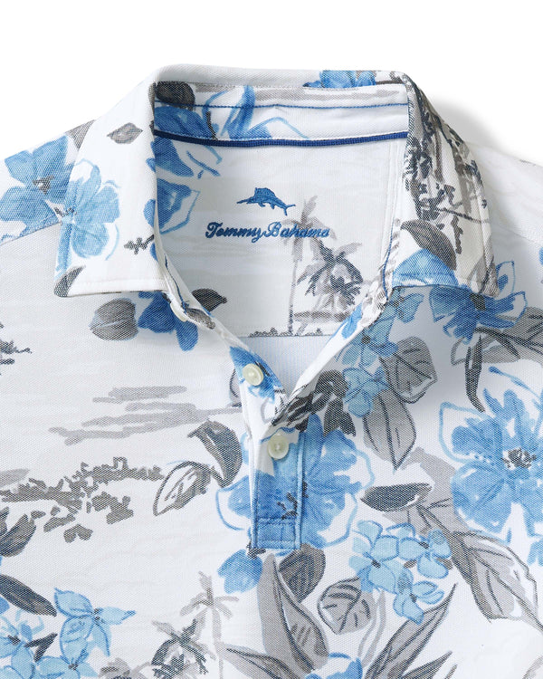 Tommy Bahama  Waikiki Waves IslandZone® Polo  | Infinity Pool - Caswell's Fine Menswear