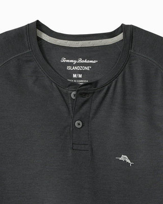 Tommy Bahama Sandrunner IslandZone® Henley | Coal - Caswell's Fine Menswear