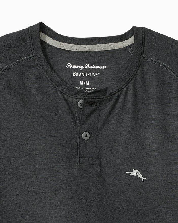 Tommy Bahama Sandrunner IslandZone® Henley | Coal - Caswell's Fine Menswear