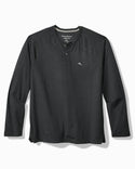 Tommy Bahama Sandrunner IslandZone® Henley | Coal - Caswell's Fine Menswear