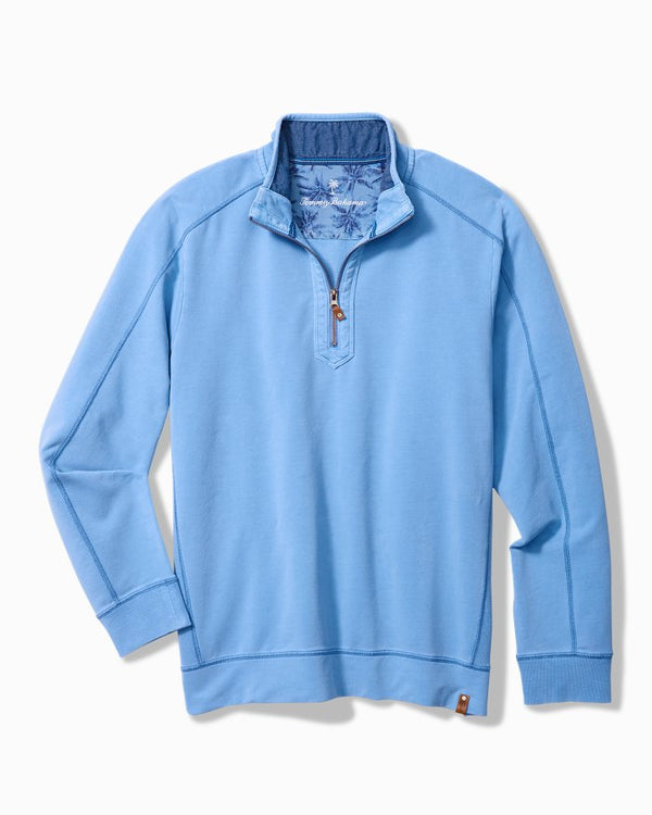 Tommy Bahama Ben & Terry Half-Zip Sweatshirt | Blue Vault