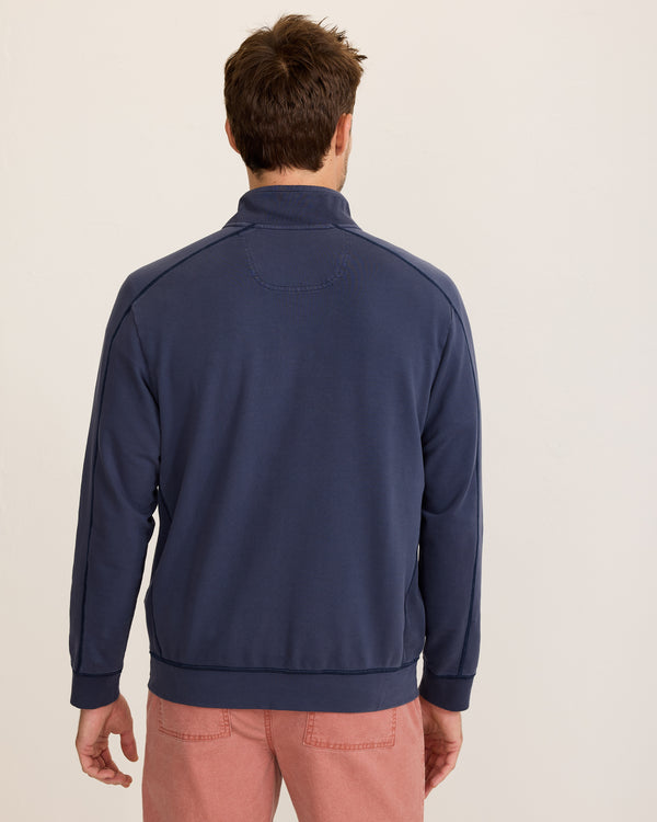 Tommy Bahama  Ben & Terry Half-Zip Sweatshirt | Ocean Deep