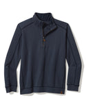 Tommy Bahama  Ben & Terry Half-Zip Sweatshirt | Ocean Deep