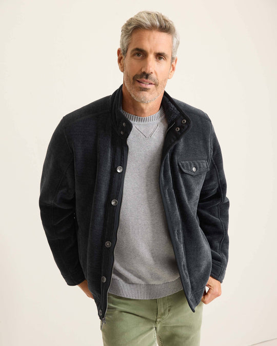 Tommy Bahama Fleece Jacket | Navy