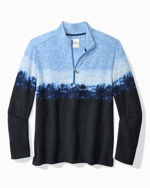 Tommy Bahama Azul Tides Ombré Half-Zip Sweatshirt | Blues - Caswell's Fine Menswear