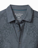 Tommy Bahama Palm Coast Cascade Vines IslandZone® Knit Shirt | Dark Twlight Blue - Caswell's Fine Menswear