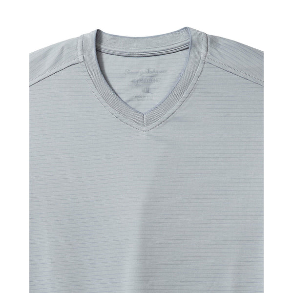 Tommy Bahama Bay Stripe V-Neck IslandZone® T-Shirt | Anchor - Caswell's Fine Menswear