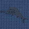 Tommy Bahama Pebble Coast Zip Polo Long Sleeve | Bering Blue