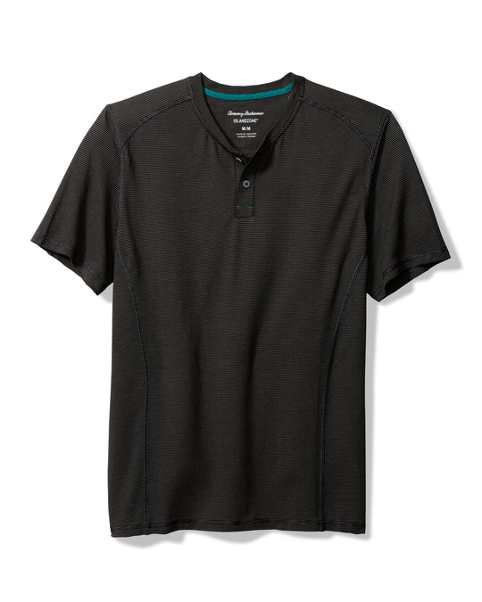 Tommy Bahama Weekend Player Henley | Black