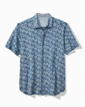 Tommy Bahama  Palm Grotto Camp Shirt | Faded Indigo - Caswell's Fine Menswear