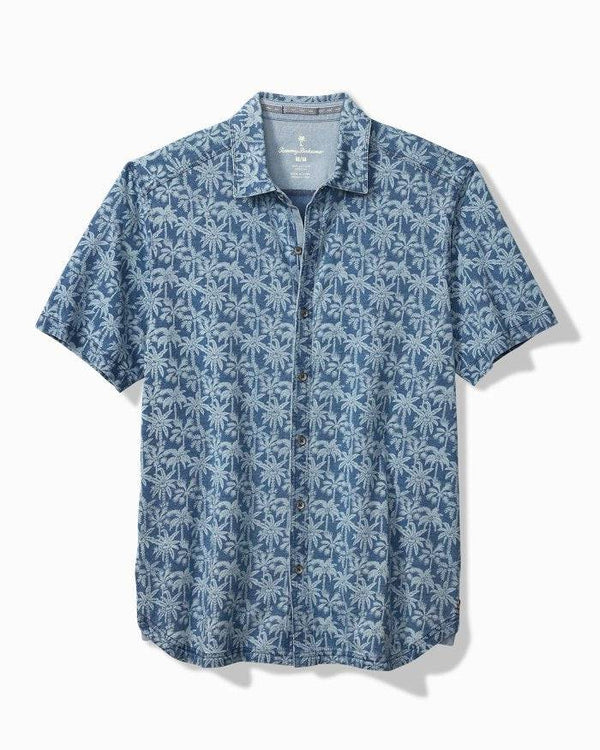 Tommy Bahama  Palm Grotto Camp Shirt | Faded Indigo - Caswell's Fine Menswear