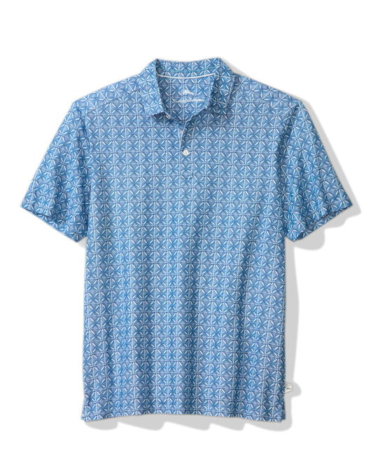 Tommy Bahama Ocean Mosaic Polo | Blue Allure