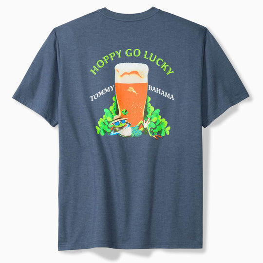 Tommy Bahama Men's Hoppy Go Lucky T-Shirt | Navy Heather