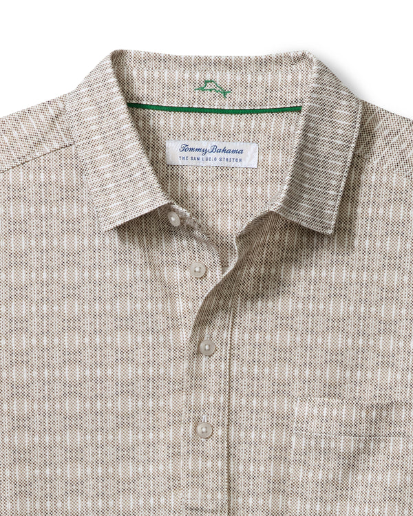 Tommy Bahama San Lucio Shibori Splash Stretch Polo | Pont Taupe