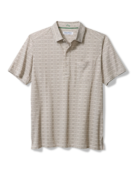 Tommy Bahama San Lucio Shibori Splash Stretch Polo | Pont Taupe