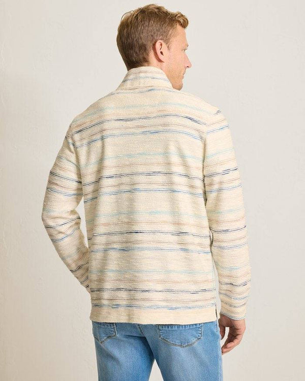 Tommy Bahama Minori Sands Button-Mock Sweatshirt | Cocnnut - Caswell's Fine Menswear
