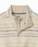 Tommy Bahama Minori Sands Button-Mock Sweatshirt | Cocnnut - Caswell's Fine Menswear
