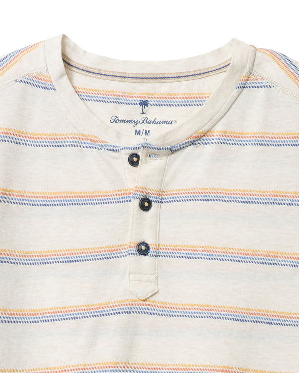 Tommy Bahama Soleil Stripe Henley | Coconut