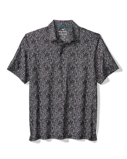 Tommy Bahama Party Mixer Polo | Black