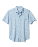 Tommy Bahama San Lucio Tides Flora Shirt | Slivery Blue