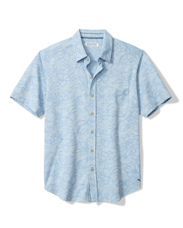 Tommy Bahama San Lucio Tides Flora Shirt | Slivery Blue