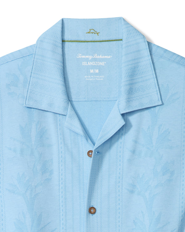 Tommy Bahama Palm Fresco Beach Border IslandZone® Chemise de camping | Dusk Blue