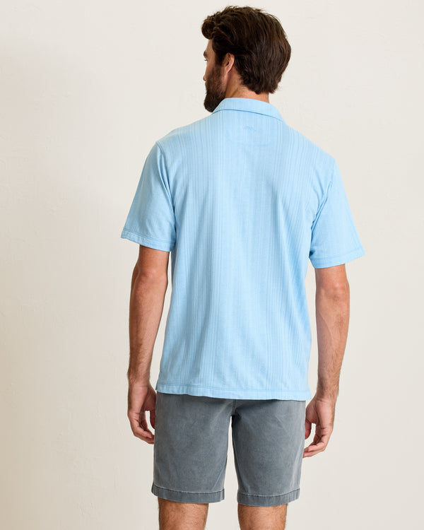 Tommy Bahama Palm Fresco Beach Border IslandZone® Chemise de camping | Dusk Blue