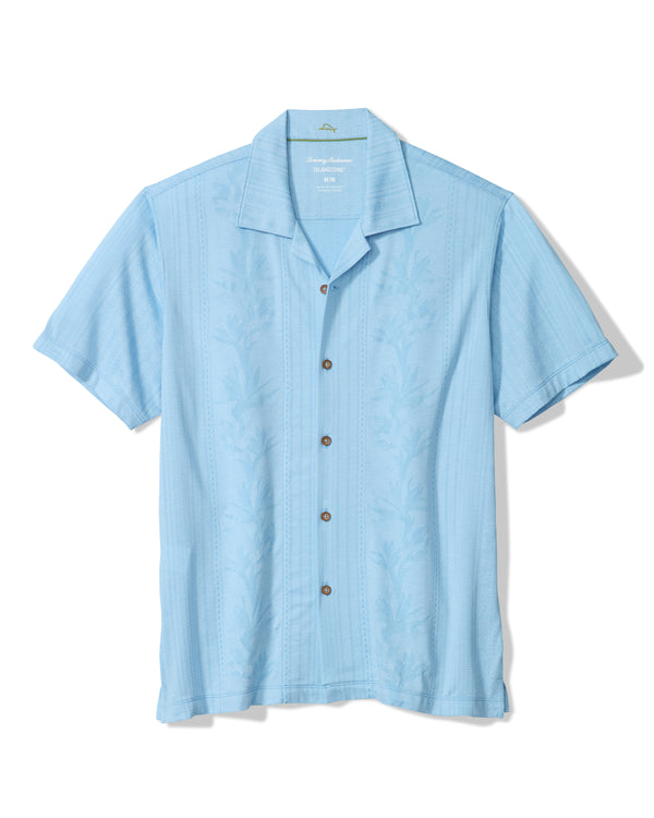 Tommy Bahama Palm Fresco Beach Border IslandZone® Chemise de camping | Dusk Blue