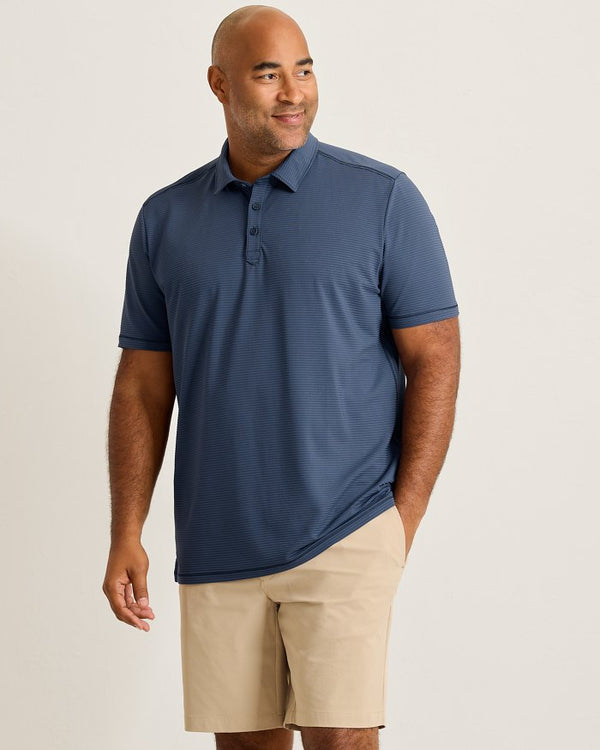 Tommy Bahama Costa Wave IslandZone® Polo | Carbon Navy