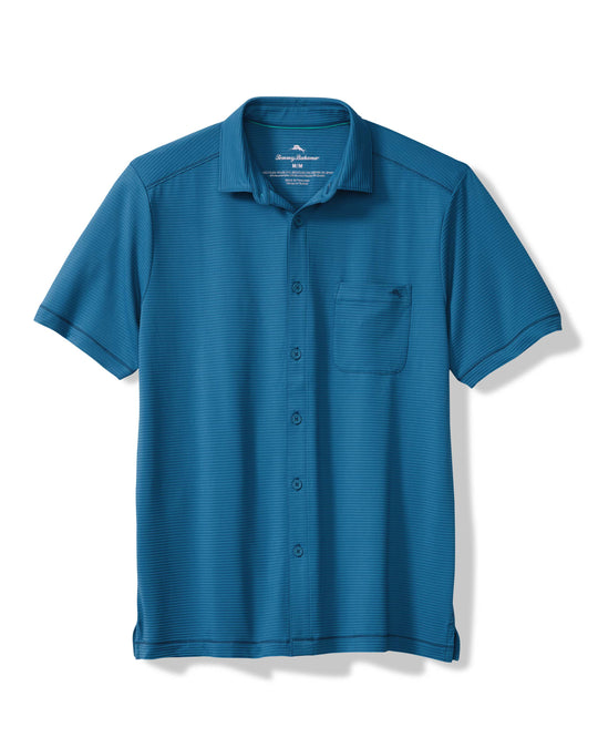 Tommy Bahama Costa Wave IslandZone® Chemise de camping | Deep Azure