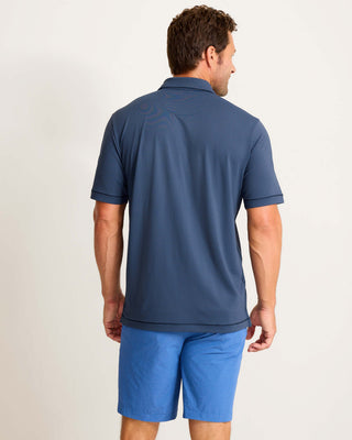 Tommy Bahama Costa Wave IslandZone® Camp Shirt | Carbon Navy