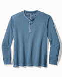 Tommy Bahama Port Oasis Long-Sleeve Henley | Vintage Blue