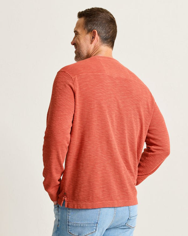 Tommy Bahama Port Oasis Long-Sleeve Henley | Cinnamon
