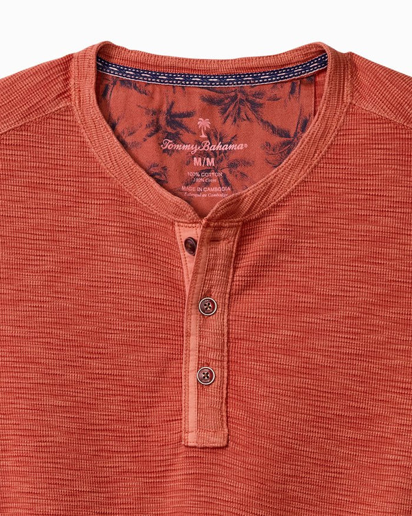 Tommy Bahama Port Oasis Long-Sleeve Henley | Cinnamon