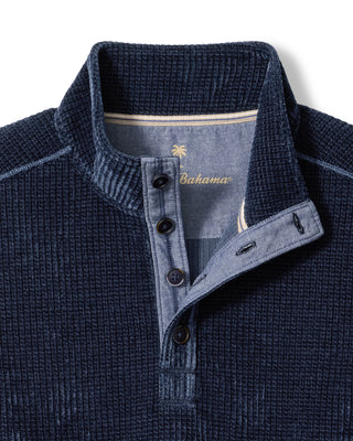 Tommy Bahama MT Vista Button Mock Sweater | Coastline