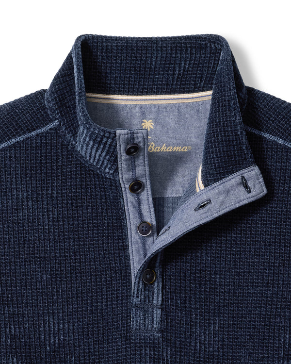 Tommy Bahama MT Vista Button Mock Sweater | Coastline