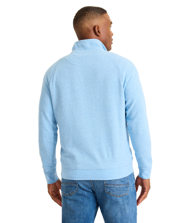 Tommy Bahama North Pole Half Zip | Bleu ciel chiné