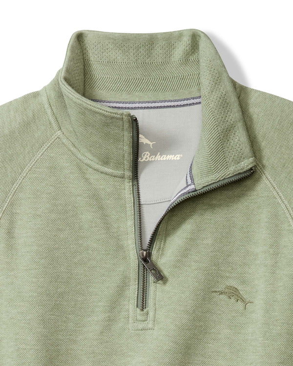 Tommy Bahama North Pol Half Zip | Tropic Fern Heather