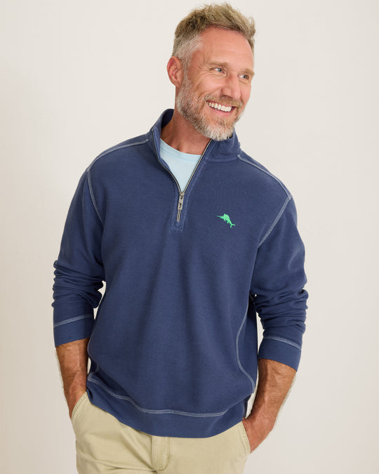 Tommy Bahama Montego Beach Half Zip | Island Navy